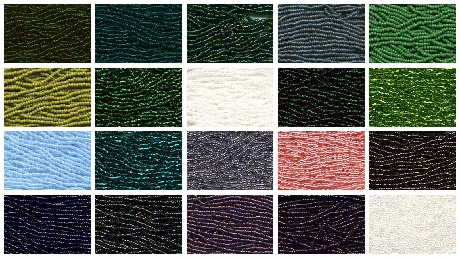 11/0 Preciosa Round Czech Seed Beads #40010-59205 6-strand