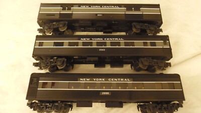 MTH /Railking 2562/2666/8551 Three Car O Passenger Cars -32