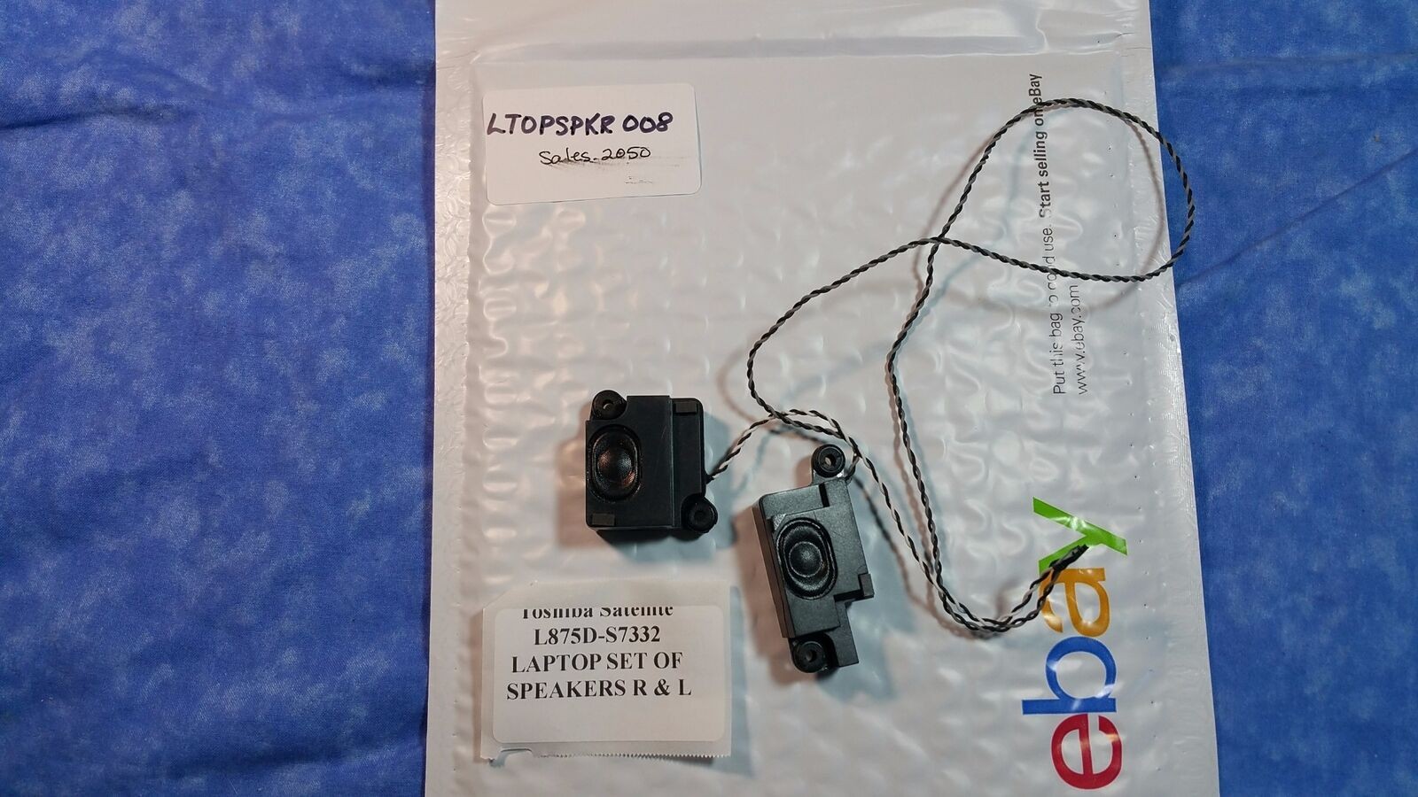 LTSPK008 TOSHIBA SATELLITE L875D-S7332 Left and Right Internal Speakers