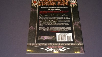 D&D D20 Malhavoc The Book of Eldritch Might Monte Cook Sword & Sorcery