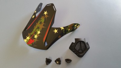 Thor Quadrant S9 Motocross Helmet Visor Peak & Hardware Accessories Kit