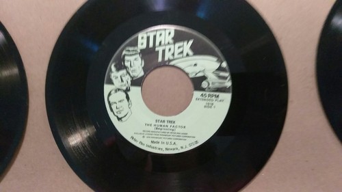 Set of 3 Peter Pan Records 45rpm Records STAR TREK 1979