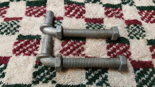 2 Chain Link Gate J-BOLT HINGE: 5/8