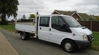 2014 Ford Transit D/Cab dropside c/w tail lift  TDCi 125ps [DRW] Dropside Diesel