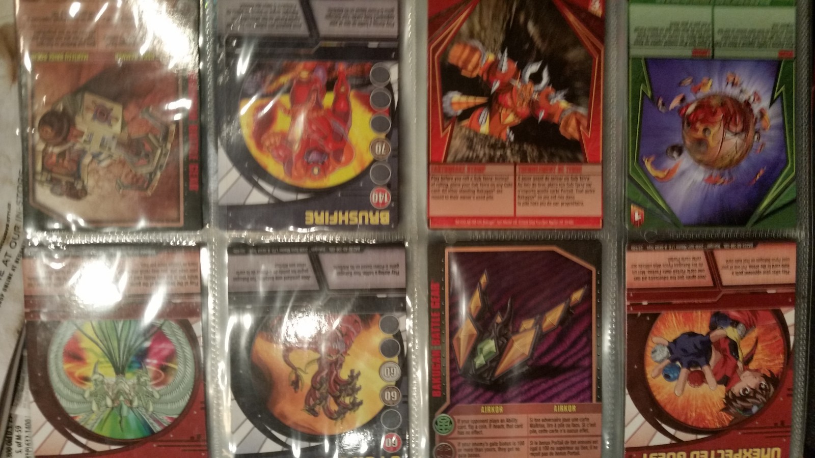 Bakugan Battle Brawlers Lot of 80 Cards, Metal? Cards, Others in BAKUGAN BOOK
