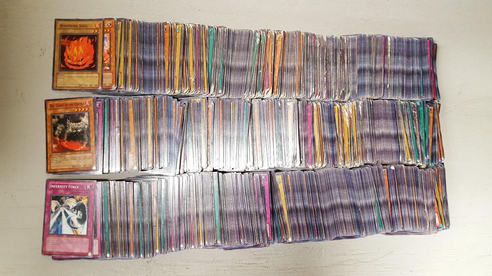 Yu-Gi-Oh! Trading Card Game, Large Lot of Well Used Cards