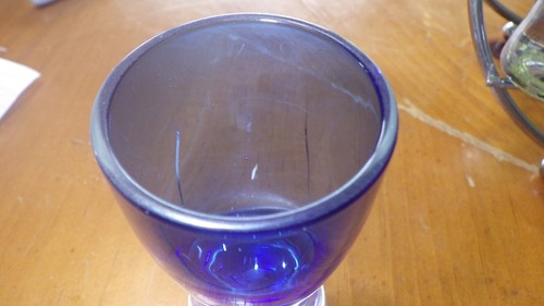 Colorful Cordial Shot Liqueur glasses in Round Chrome Carrier GUC Red Yellow +