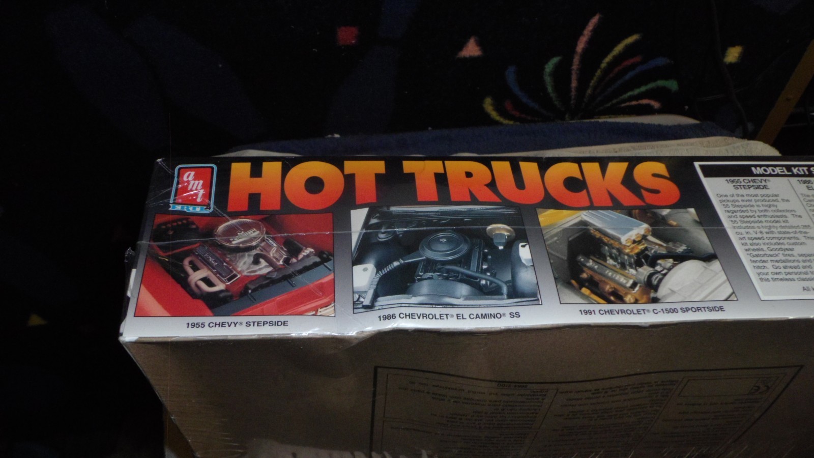 VINTAGE AMT/ERTL HOT TRUCKS 3 MODEL KIT -  CHEVROLETS SEALED 8911