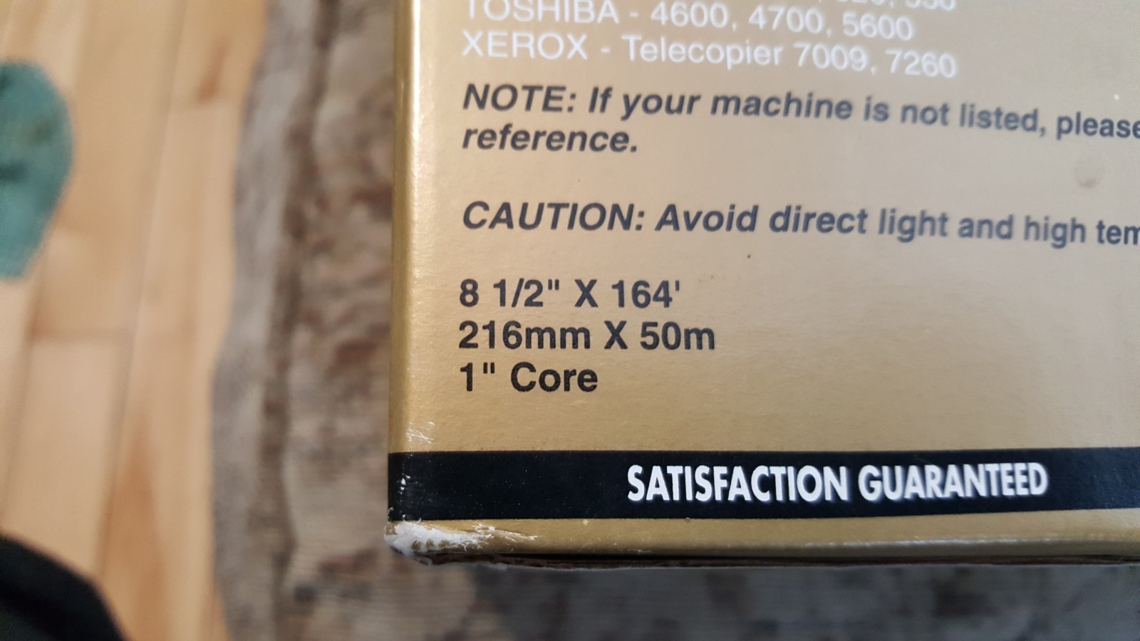 THERMAL FAX PAPER 8.5