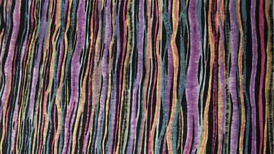 Wavy Stripes Quilt Fabric 18'' x 42'' Serendipity Paula Nadelstern BK3086