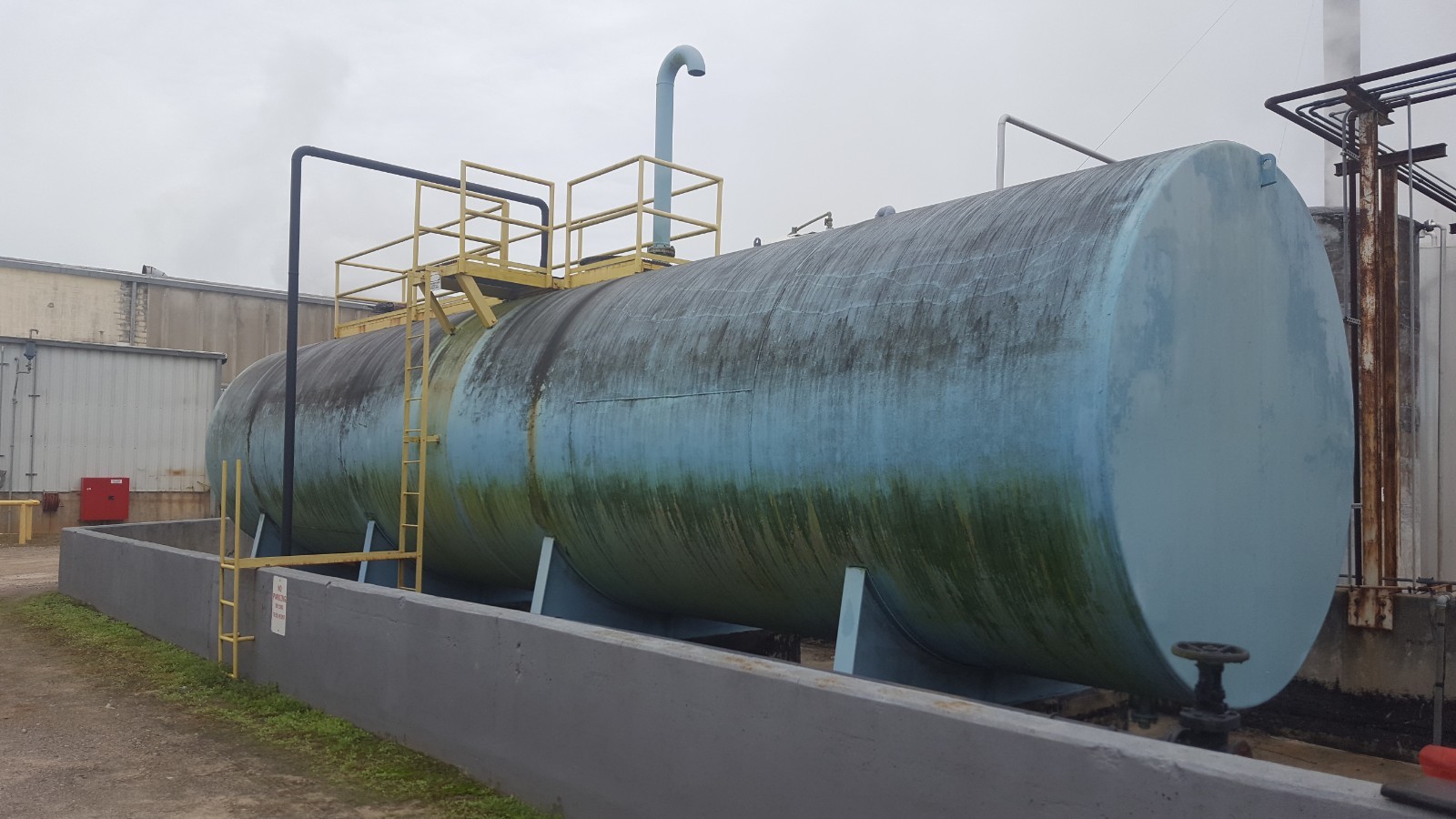 30,000 gal. above ground bulk fuel tank, diesel,gas,water,septic.