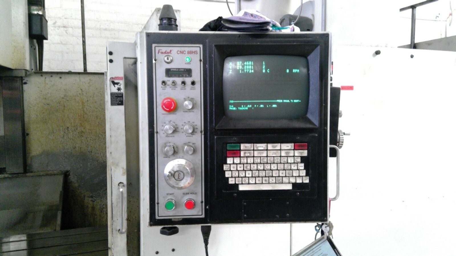 1998 Fadal 8030HT Vertical Machining Center With Tritech M 4510 5 Axis Head