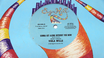 Viola Wills   Gonna Get Along Without You Now - 12'' 45RPM Single - VG+