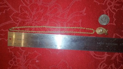 Antique Diamond and Gold Pendant/Necklace