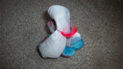 Vintage Smooshees Smuggler WAGS Dog & his Charm Box 1988 Fisher Price Smooshey