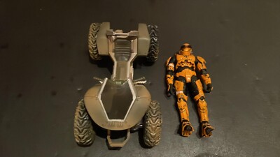 McFarlane Toys Halo 3 Spartan Mark V Orange with Mongoose