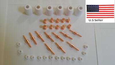 HITBOX 55A HBC5500 Plasma Cutter Consumables 40pcs Copper Extended