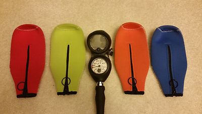 Neoprene Protector for Mares Scuba Dive Computer Gauge Console double w Compass