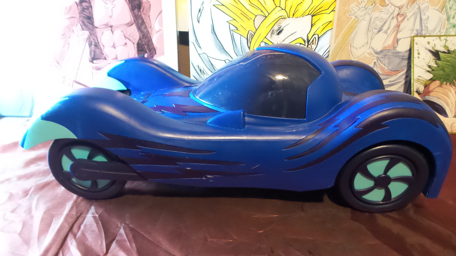 Huge 20” PJ Masks Catboy Mega Vehicle Cat Car Toy USED GIANT