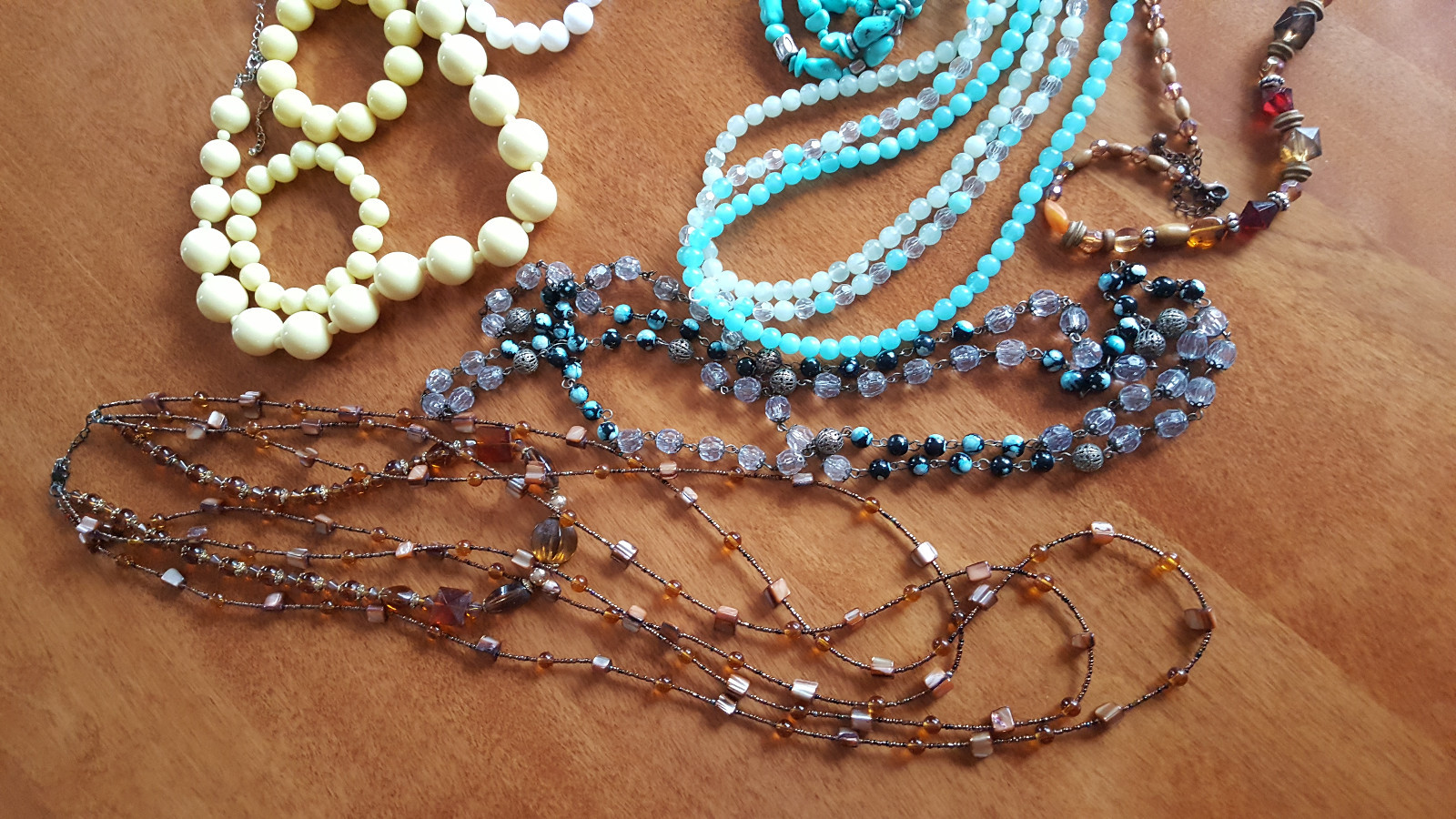 Fun Summer Bead Lot of Necklaces and Bracelets