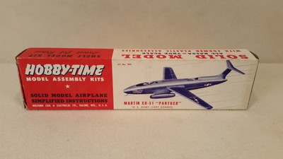 Vintage HobbyTime Hobby Time Hobbytime XB51 Panther Jet Model Unused