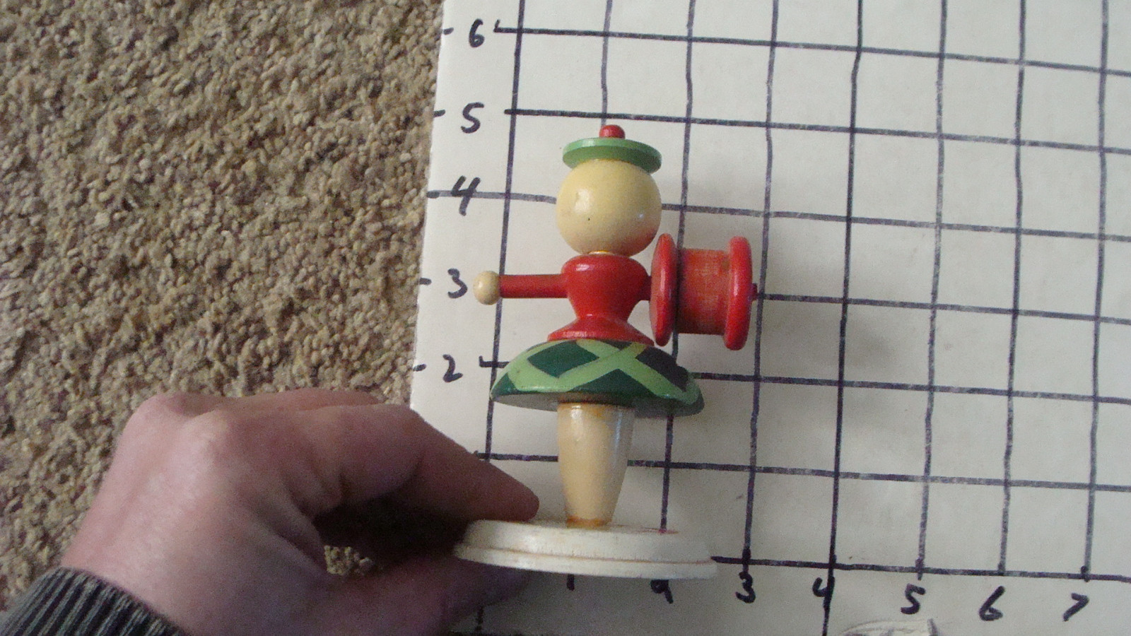 Vintage Wooden TAPE LASSIE for sewing??