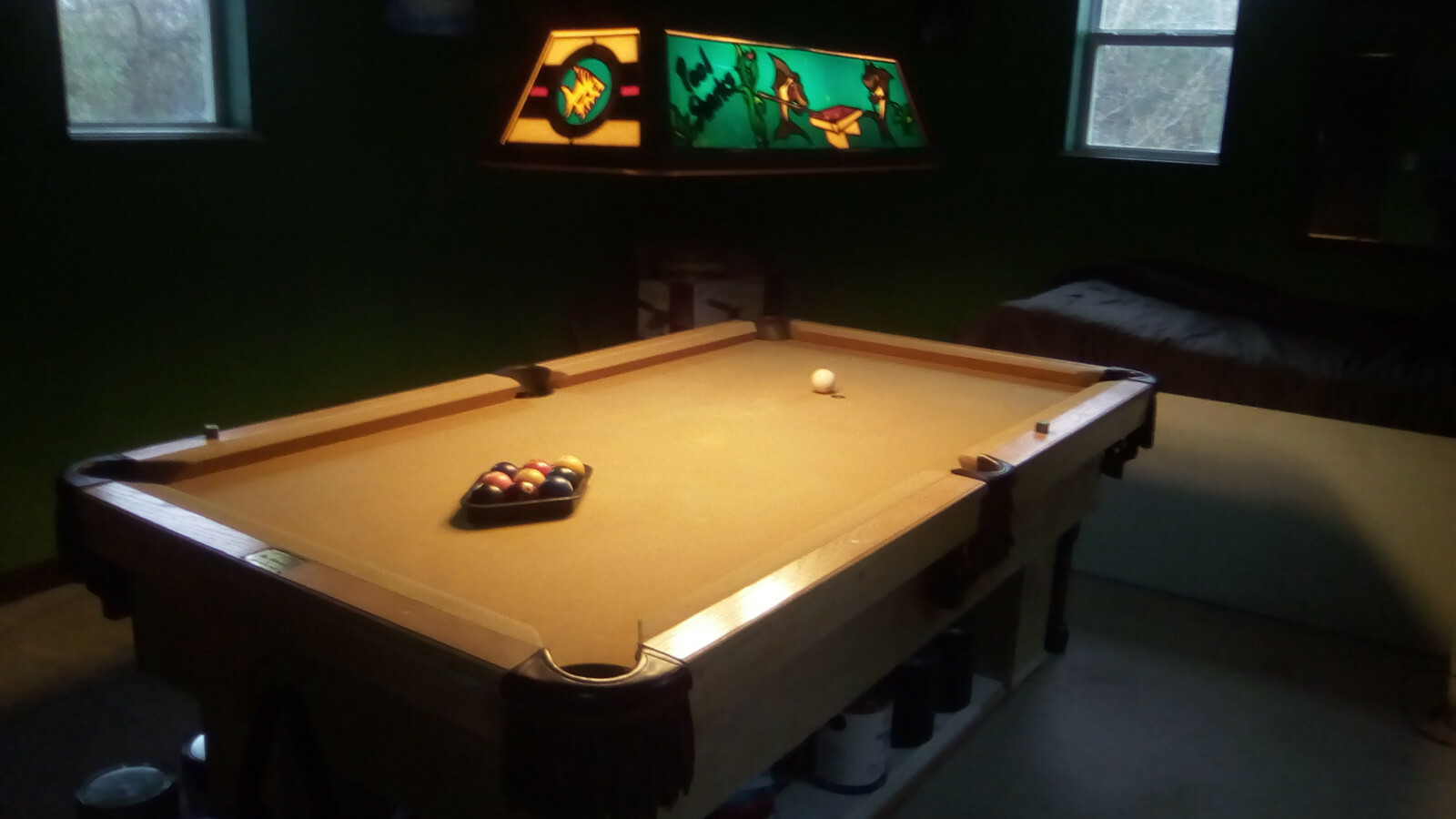 Custom 6' Slate Billiards Pool Table