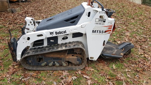 2007 Bobcat MT55 Mini Track Skid Steer with trencher and dirt blade