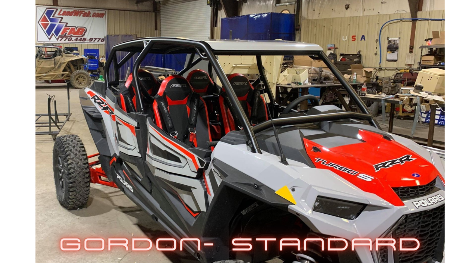 Polaris RZR XP Turbo S 4 Seat L&W Fabrication Gordan Low Custom