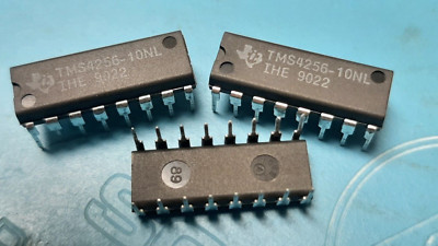 ( 5 PCS ) TEXAS TMS4256-10NL -Dynamic  Ram  DIP16 ( NEW OLD STOCK )