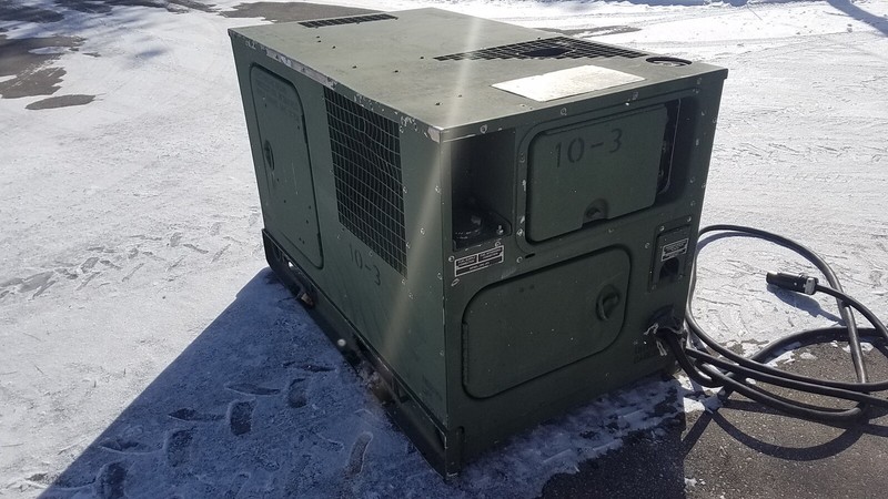 Cummins MEP-1040 AMMPS 10KW Tactical Military Diesel Generator 60HZ  MEP-803a