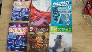 year 8 textbooks maths geography history science