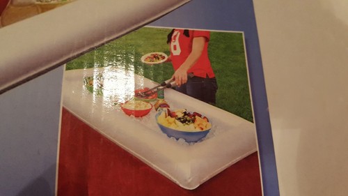 INFLATABLE SERVING BAR  Ice Food Beverages Parties Super Bowl Picnics Camping