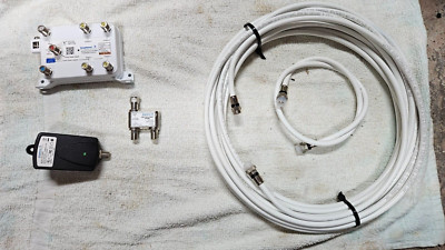 CATV AMPLIFIER ( AMPHENOL ) BRAND NEW.                CHECK THE FREE ACCESORIES 