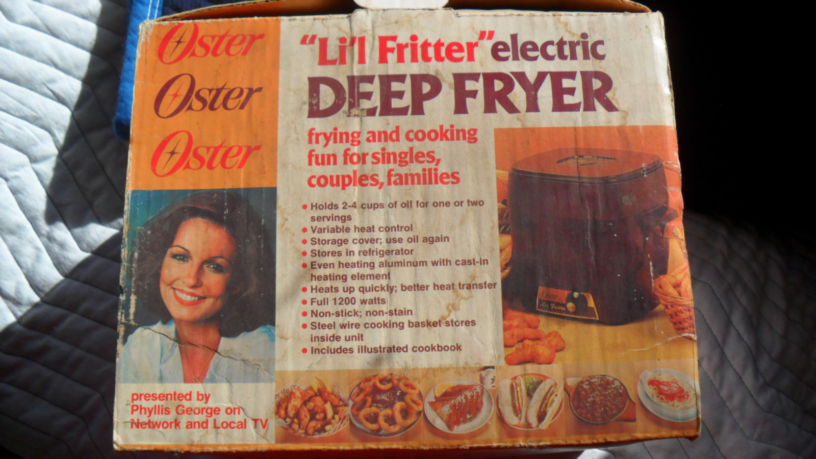 OSTER-Li'l Fritter,electric deep fryer, vintage, working-
