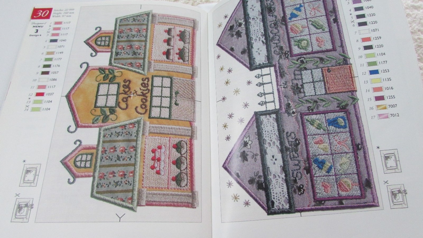 Nice Pre-Own Husqvarna Viking Emb Disk 83 FANTASY TOWN SQUARES Designer 1 & PC