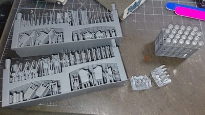 HO Scale Tools Lot Shovels Brooms Rakes Gas Meters Handtrucks ...