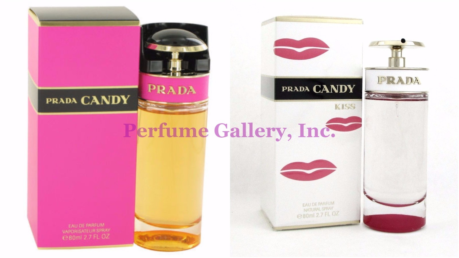 Prada CANDY or KISS Eau de Parfum EDP 2.7 oz 80 ml Spray for