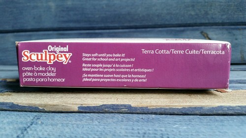 ORIGINAL SCULPEY OVEN-BAKE CLAY, TERRA COTTA 1 POUND