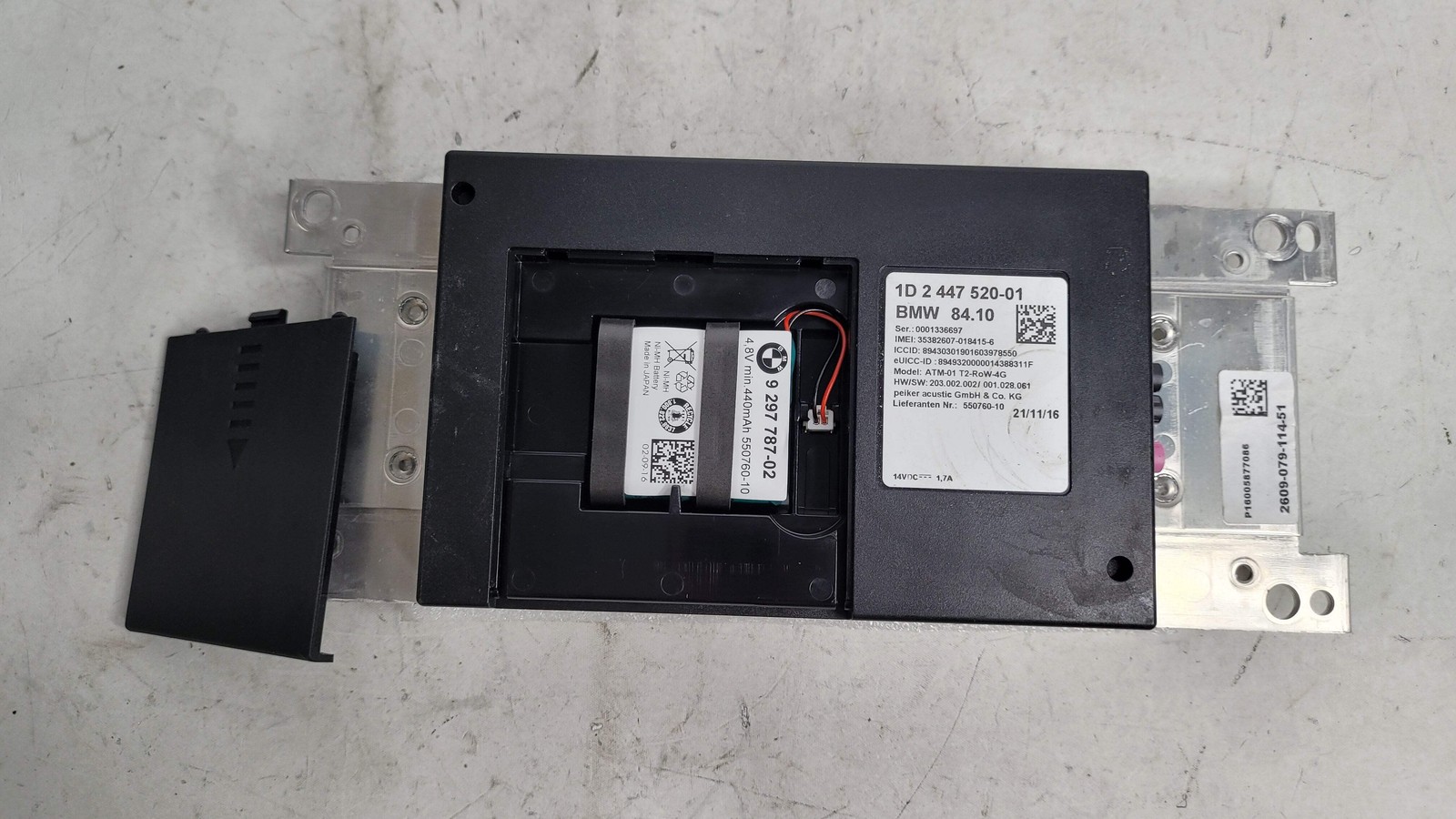0 Bmw M3 F80 COMMUNICATIONS TELEMATICS CONTROL MODULE 1D 2 447 520-01 image 4