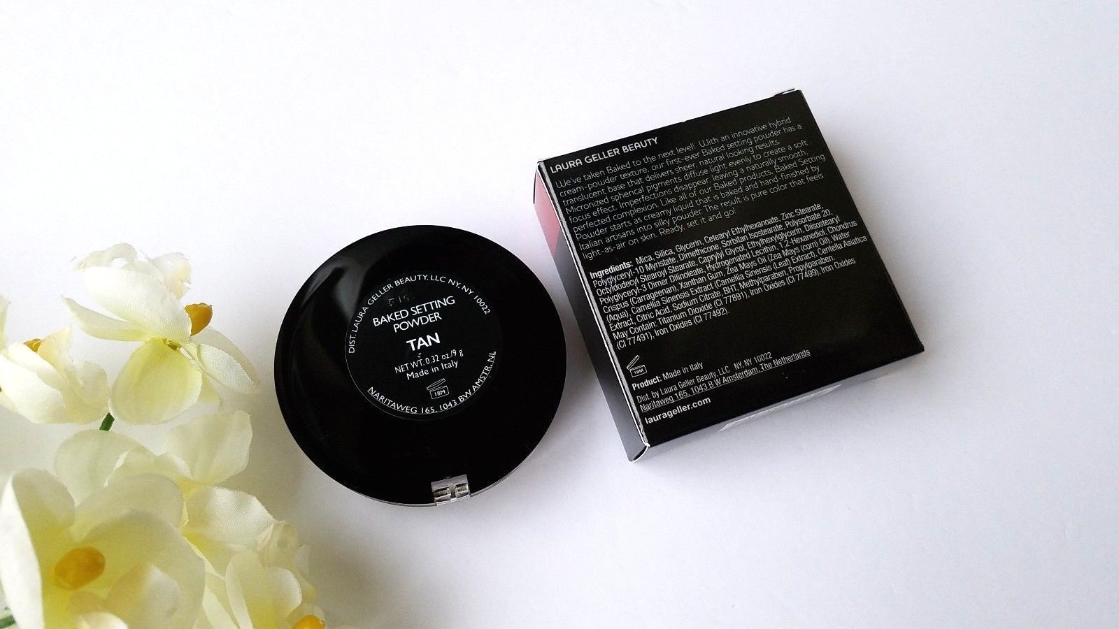 New in Box! Laura Geller Baked Setting Powder TAN Full Size