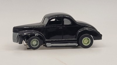 HTF Tyco Sparkin' Hot Rods '40 Ford Coupe Black HO Slot Car Test Shot MINT