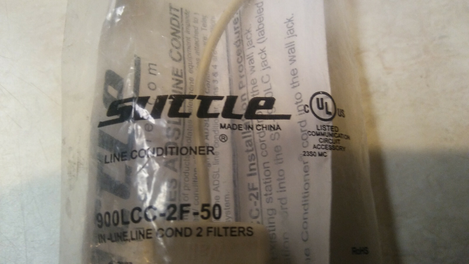 Suttle DSL Line Conditioner 900LCC-2F-50 In-Line Line Cond 2 Filters 2107 2350MC