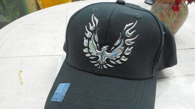 Pontiac Firebird Trans Am Hat Cap - Black W/ Liquid Metal