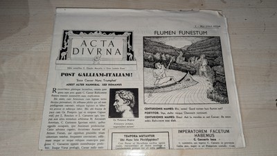 Acta Diurna Divrna Latin teaching aid