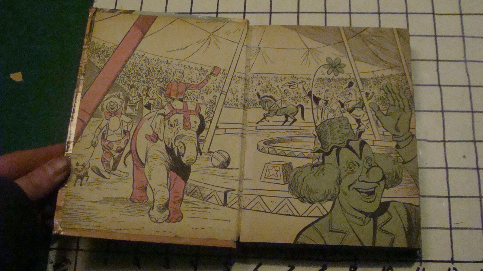 Original 1957 Circus Boy Under The Big Top HC Book by Dorothea J. Snow - Whitman