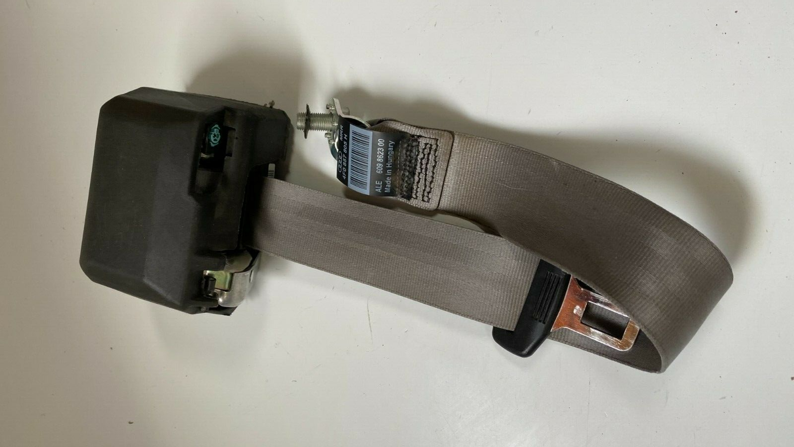 2007-2011 AUDI A6 Rear Outer Seat Belt Retractor OEM #4F0857805H