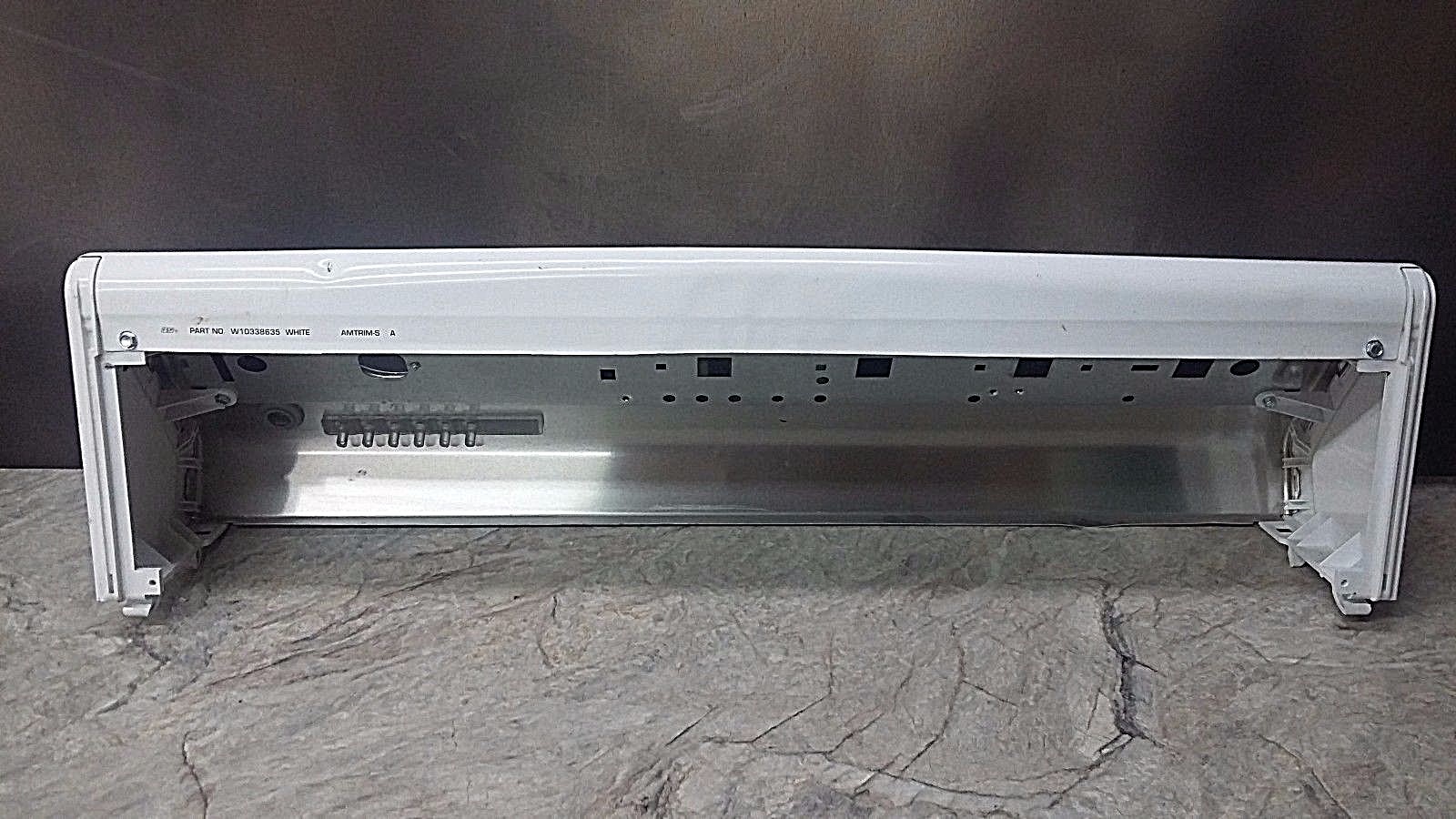 WHIRLPOOL CONTROL PANEL FACE PLATE W10338635
