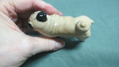 Beswick Pug Dog Cutmil Cupie Glossy 4 1/4