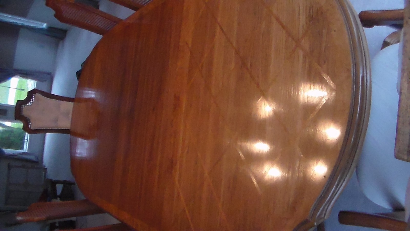 Thomasville Dining Table and China Cabinet- French Court Collection